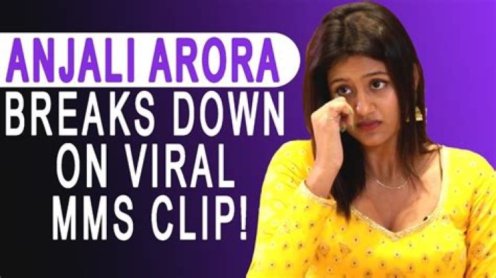 Anjali Arora's Viral Sensation: The MMS Controversy Unraveled