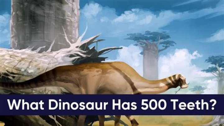 Dino with 500 Teeth: The Fascinating World of Tooth Count in Dinosaurs