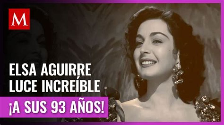 Elsa Aguirre: The Iconic Mexican Actress and Singer