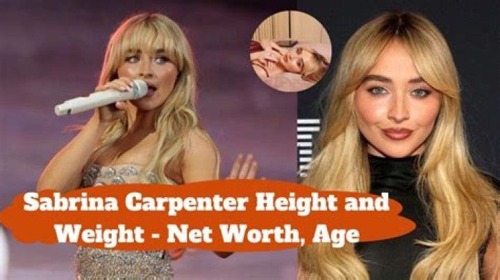 Sabrina Carpenter Height and Weight: A Comprehensive Overview